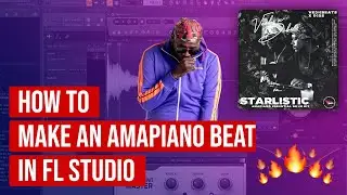 How to Make Amapiano type beat  In FL Studio 🔥 | Free Amapiano Drum Kit