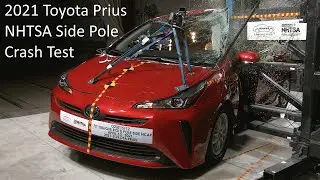2021-2022 Toyota Prius NHTSA Side Pole Crash Test