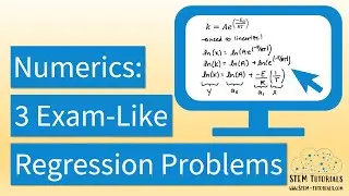 Linear Regression Examples | Three Problems You Could Encounter In An Exam