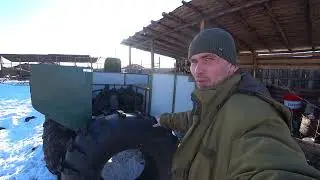 Шины низкого давления .Обдирка шины ви 3 (Краз лапоть).