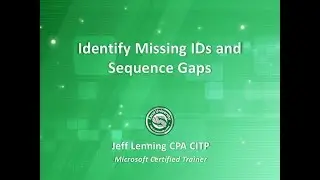 Identify Missing IDs and Sequence Gaps