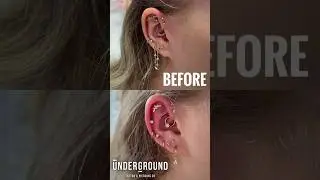 Before & After ✨ Ear transformation using our 14k gold jewellery 
