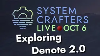 Exploring Denote 2.0 for Emacs - System Crafters Live!