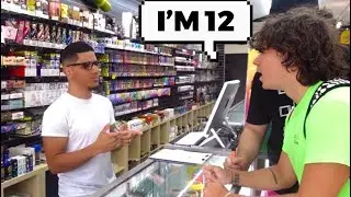 Buying Vapes While Acting Like A Kid!