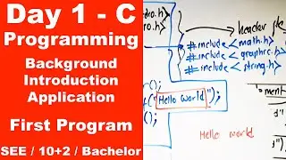 Introduction and first program || C Programming for beginners in Nepali || Day 1 || Readersnepal