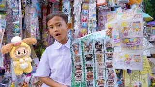 ALI BELI STIKER LABUBU BUAT AZAM 😱 JEMPUT PULANG SEKOLAH