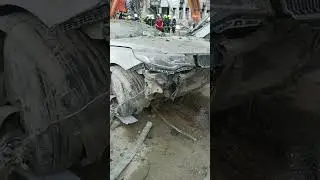 Зруйнована адмінбудівля в Одесі після нічної атаки РФ