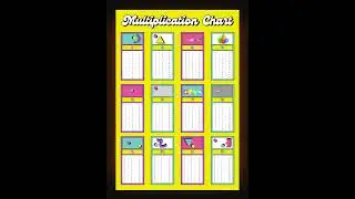 Multiplication Chart Printable PDF - Learn Math At Home Fast