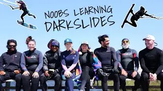 Noobs Learning Darkslides - Kitesurfing How To