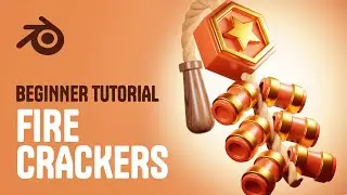 January Giveaway - Create Firecrackers - Blender 3D Tutorial