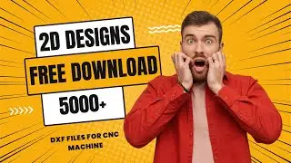 free dxf 2D files download 5000+ designs for cnc machine