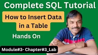 practical how to insert data in  table in SQL | Full SQL Course | step by step | Practical SQL
