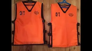 Шьём рабочие жилеты с логотипом / Sewing work vests with the logo