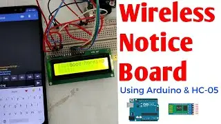 Wireless Notice Board Video Coming Soon