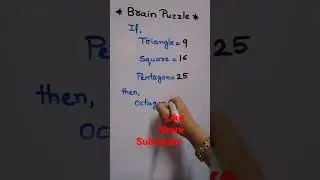 Brain Puzzle ✨🤔#shortvideo #shorts #puzzle