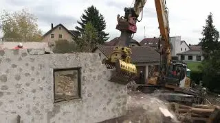 Hochprofessioneller Abbruch eines Einfamilienhauses: Geser GmbH im Einsatz (Teil 2)