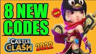 CASTLE CLASH - 8 NEW SECRET CODES - 2022 NEW CODES - CASTLE CLASH CODES 2022