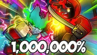 They Added 1,000,000% ULTIMATE AWAKENING in ROBLOX Heroes Battlegrounds...