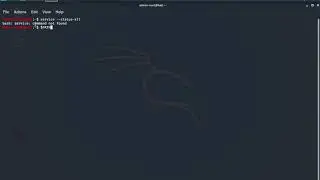 bash: service: command not found, Kali Linux/Ubuntu
