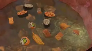 Belly stuffing Sushi digestion [by Voreated]