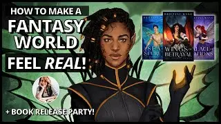 🧚Fantasy WORLDBUILDING Tips: Creating multiple Locations & Cultures that feel REAL! + Book Release 🎉