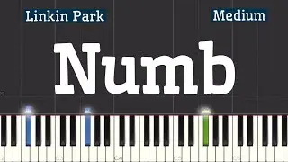 Numb - Linkin Park Piano Tutorial | Medium