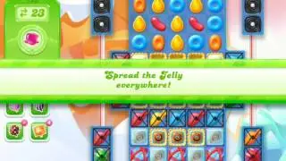 Candy Crush Jelly Saga Level 733, No Booster!