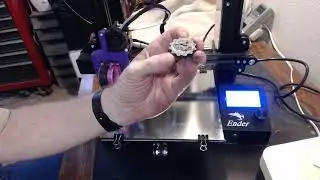 PETG Maker Coin on the Ender 3