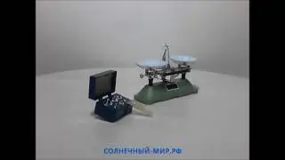Весы учебные с гирями - ВИДЕООБЗОР