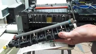 Замена тефлонового вала в принтере Kyocera FS-1030D (1020D)