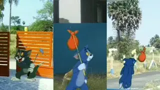 Tom & Jerry/animation/vfx/Tom /Jerry/graphics/green screen tom and jerry//kovai/cartoon 3d/frer use