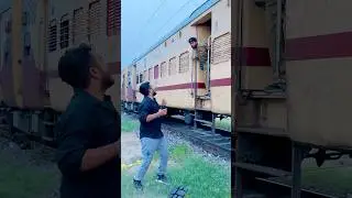 Police Kyu Ayi Railway Track Par ~ Sujal Thakral #shorts #ytshorts #youtubeshorts #train #police