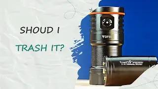 TrustFire DF50: The Best Budget Scuba Video Light EXCEPT... (1 year later) 🌊🎥🔦