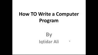 how to write a computer program in any language|ilearnpoint