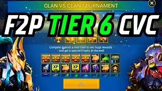 F2P CVC TIER 6 END GAME! HANGING OUT HELPING WITH QUESTIONS! | RAID: SHADOW LEGENDS