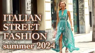 July 2024 Italian Street Fashion. Summer Outfits from Milan's Fashionistas. Summer shopping trip
