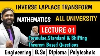 INVERSE LAPLACE TRANSFORM|MATHEMATICS|LECTURE 01|Formulae|Standard & Shifting Theorem Based Question