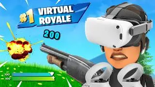 I Played Fortnite in VR! (Kinda)