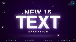 New 15 Alight Motion Text Animation Presets | V.01