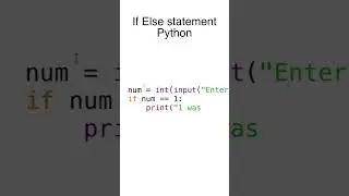 If else Statement in Python