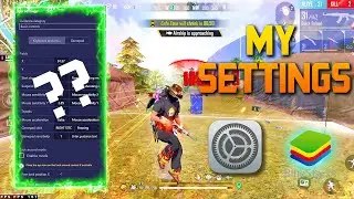Bluestacks 5 NEW best headshot free fire settings 🎯, Keymapping + Custom HUD