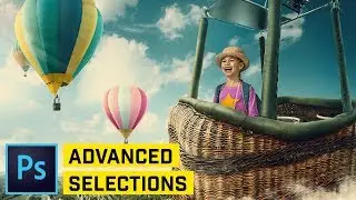 Make GREAT Selections with CHANNELS in Photoshop