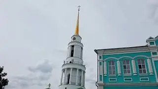 Праздничный колокольный звон в честь святого князя Владимира из Задонского монастыря.