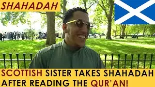 Scottish Sister Takes Shahada! | Shamsi at Speakers Corner