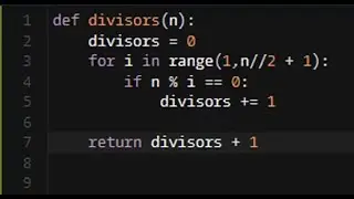 Python - Count the Divisors of a Number | Codewars 7KYU