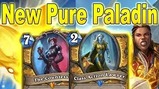 3/11/2023 HEARTHSTONE ~ New Pure Paladin Build. Check it out!!