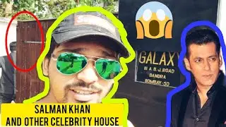 Visit Salman Khan 😍 House And Other Celebrities House In Mumbai Bandra ❤️