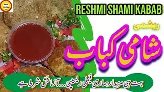 Reshmi Shami Kabab || مزیدار ریشمی شامی کباب Shami kabab