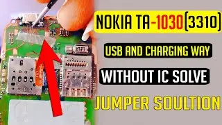 Nokia 3310 Charging Ways Solution USB Problem Solve With Jumper 100% Work