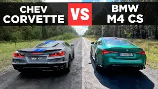 Drag Race: 2025 Chevrolet Corvette E-Ray vs BMW M4 CS – 0-100 & comparison